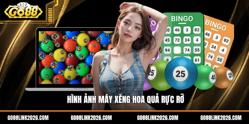 Hình ảnh máy xèng hoa quả rực rỡ