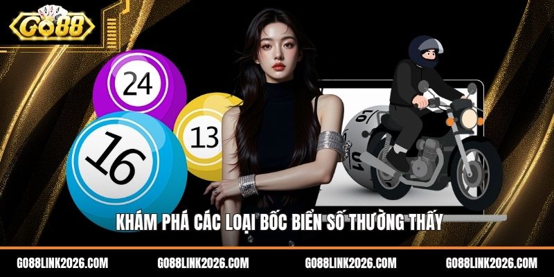 Khám phá các loại bốc biển số thường thấy